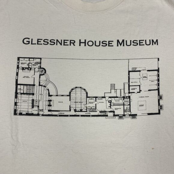 VTG Glesser House Museum T Shirt Y2K Alstyle Apparel Activewear Men’s Size XL - Picture 3 of 6